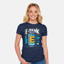 E Energy Drink-Womens-Fitted-Tee-estudiofitas
