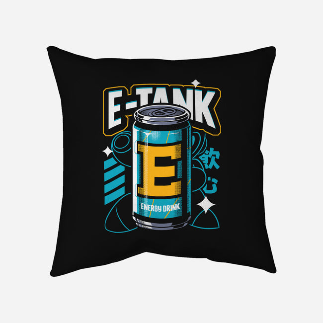 E Energy Drink-None-Removable Cover w Insert-Throw Pillow-estudiofitas