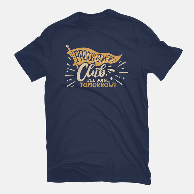 Procrastination Club-Mens-Premium-Tee-Estudio Horta