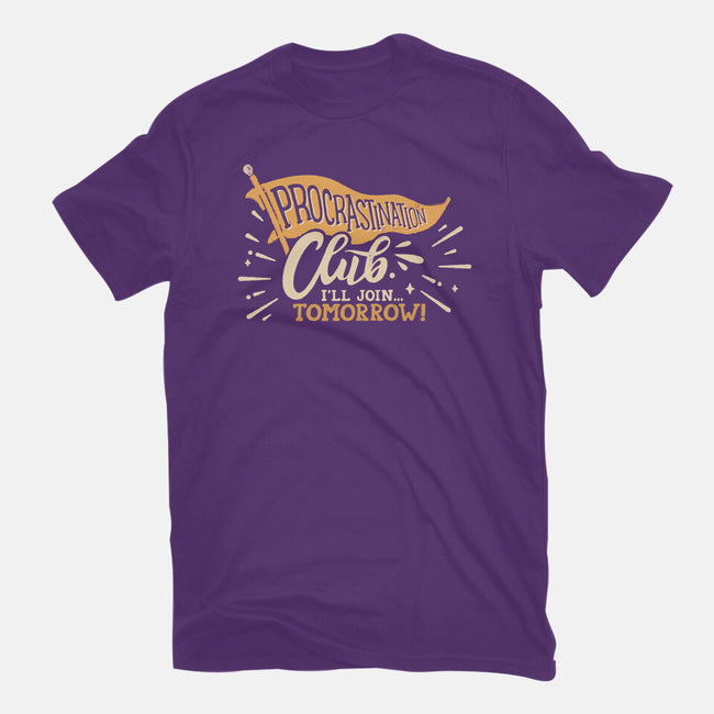 Procrastination Club-Mens-Premium-Tee-Estudio Horta