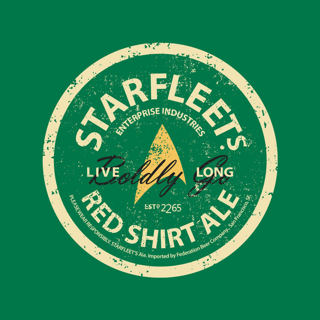Starfleet's Red Shirt Ale-Womens-Fitted-Tee-retrodivision