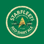 Starfleet's Red Shirt Ale-Womens-Fitted-Tee-retrodivision