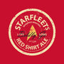 Starfleet's Red Shirt Ale-Womens-Fitted-Tee-retrodivision