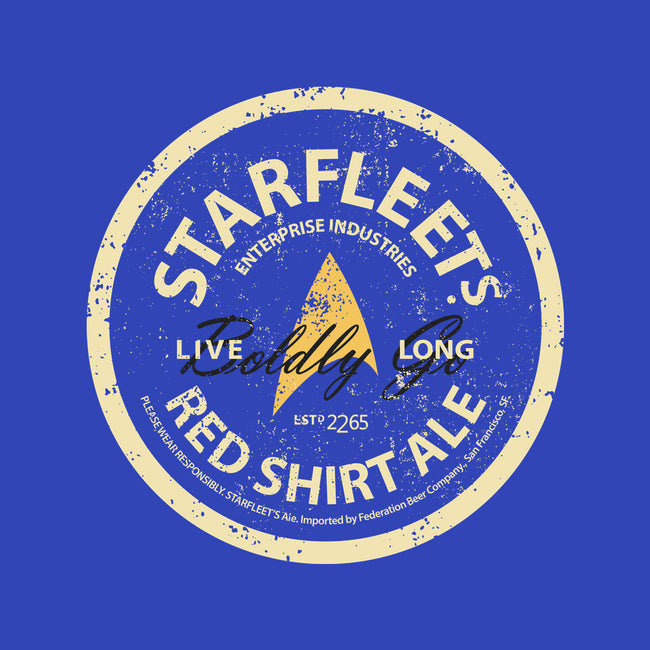 Starfleet's Red Shirt Ale-Womens-Fitted-Tee-retrodivision
