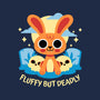 Fluffy But Deadly-Womens-V-Neck-Tee-FunkVampire