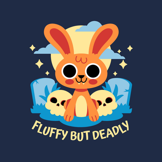 Fluffy But Deadly-None-Glossy-Sticker-FunkVampire