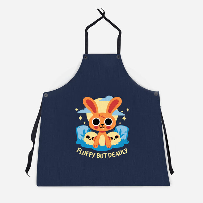 Fluffy But Deadly-Unisex-Kitchen-Apron-FunkVampire