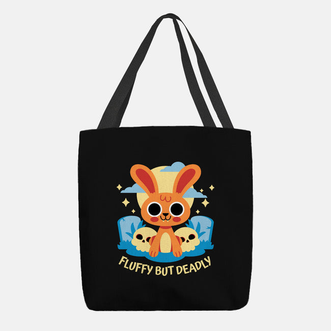 Fluffy But Deadly-None-Basic Tote-Bag-FunkVampire