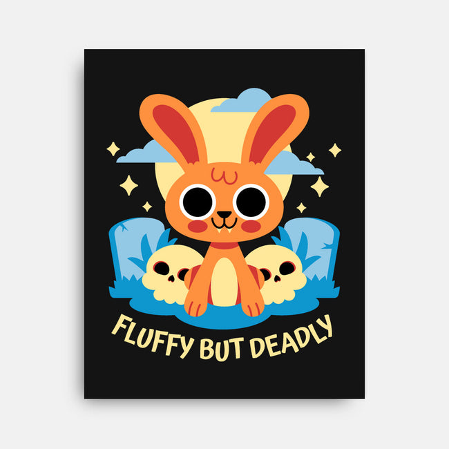 Fluffy But Deadly-None-Stretched-Canvas-FunkVampire