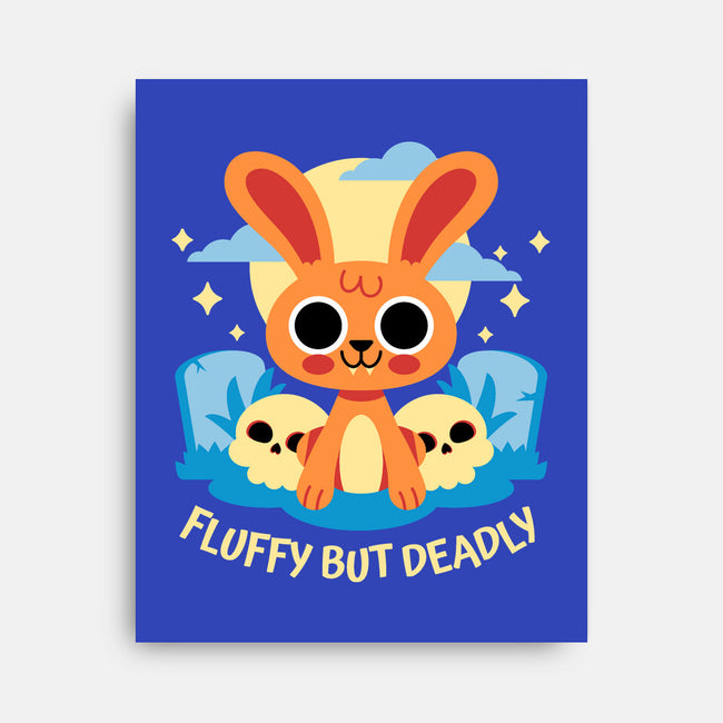 Fluffy But Deadly-None-Stretched-Canvas-FunkVampire