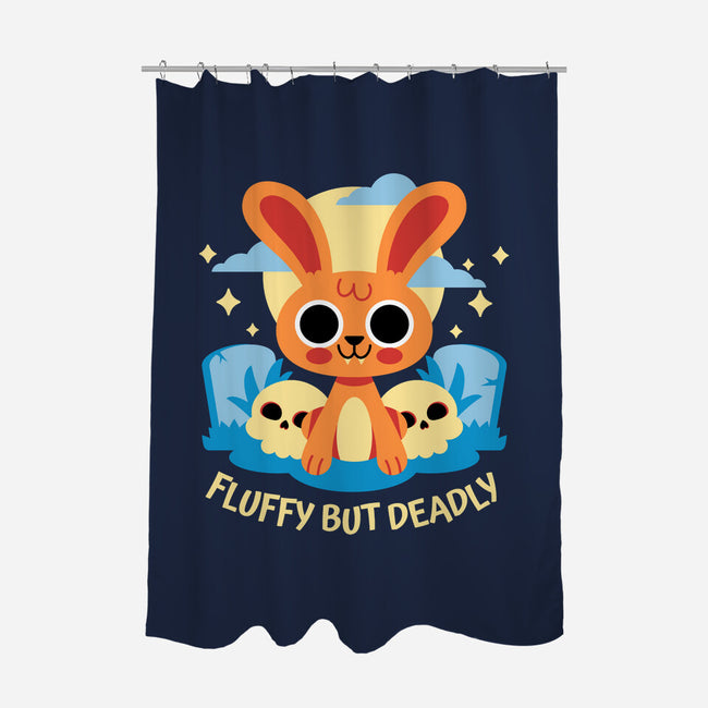 Fluffy But Deadly-None-Polyester-Shower Curtain-FunkVampire