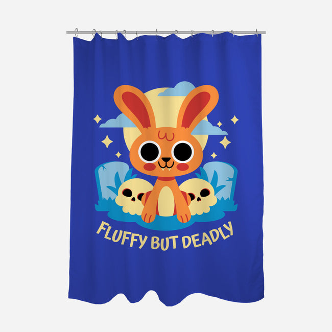 Fluffy But Deadly-None-Polyester-Shower Curtain-FunkVampire