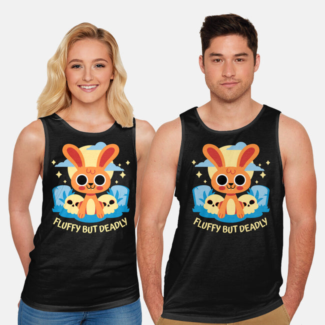 Fluffy But Deadly-Unisex-Basic-Tank-FunkVampire