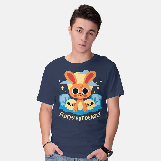 Fluffy But Deadly-Mens-Basic-Tee-FunkVampire