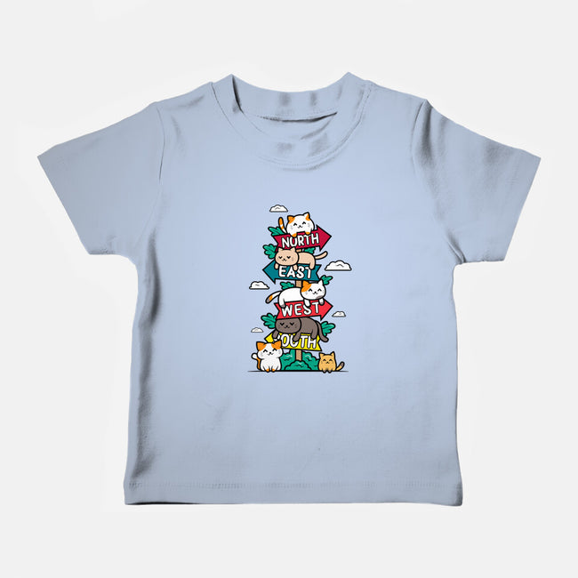 Travel Arrow Cats-Baby-Basic-Tee-krisren28