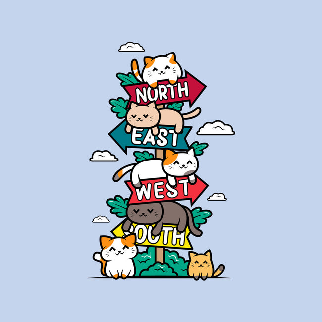 Travel Arrow Cats-Unisex-Crew Neck-Sweatshirt-krisren28