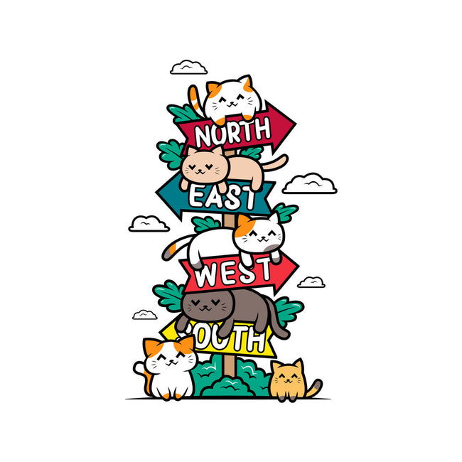 Travel Arrow Cats-Unisex-Crew Neck-Sweatshirt-krisren28