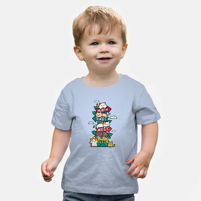 Travel Arrow Cats-Baby-Basic-Tee-krisren28