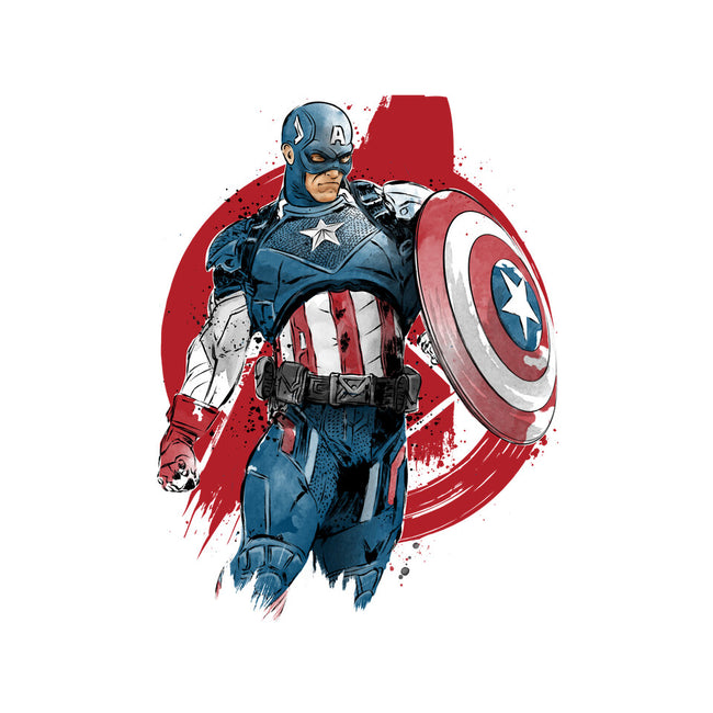 The First Avenger-Womens-V-Neck-Tee-DrMonekers