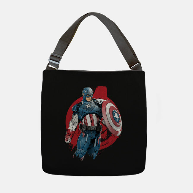 The First Avenger-None-Adjustable Tote-Bag-DrMonekers
