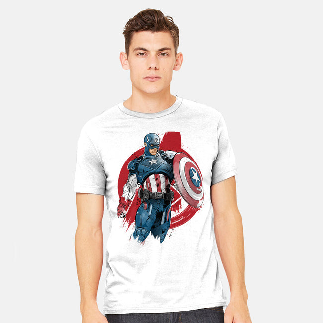 The First Avenger-Mens-Heavyweight-Tee-DrMonekers