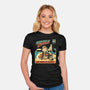 Adventures Of Charlie-Womens-Fitted-Tee-P1yu5h