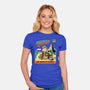 Adventures Of Charlie-Womens-Fitted-Tee-P1yu5h