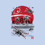 Battle On The Beach-Womens-Fitted-Tee-DrMonekers