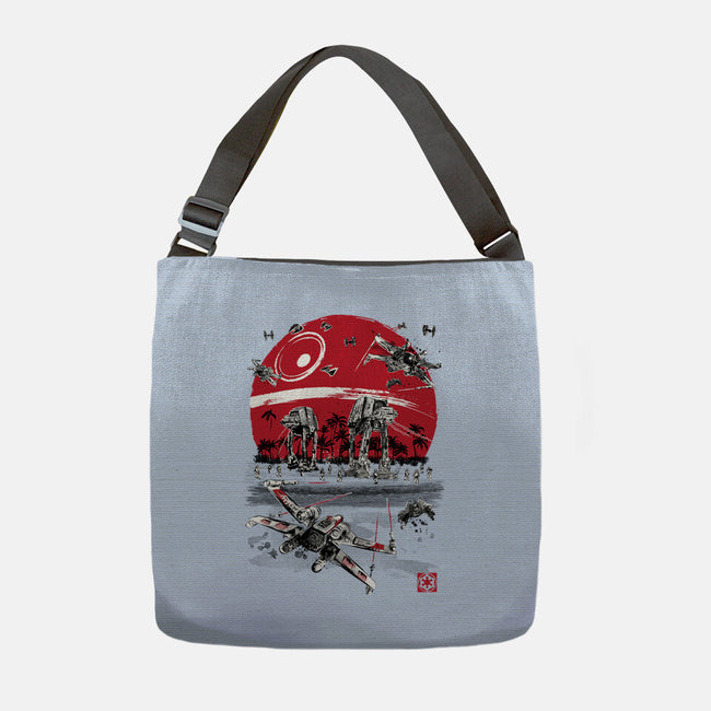 Battle On The Beach-None-Adjustable Tote-Bag-DrMonekers