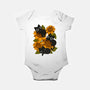 Sunflowers And Black Kitties-Baby-Basic-Onesie-ricolaa