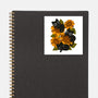 Sunflowers And Black Kitties-None-Glossy-Sticker-ricolaa