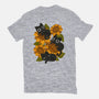 Sunflowers And Black Kitties-Womens-Fitted-Tee-ricolaa