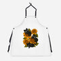 Sunflowers And Black Kitties-Unisex-Kitchen-Apron-ricolaa