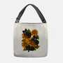 Sunflowers And Black Kitties-None-Adjustable Tote-Bag-ricolaa