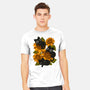 Sunflowers And Black Kitties-Mens-Heavyweight-Tee-ricolaa