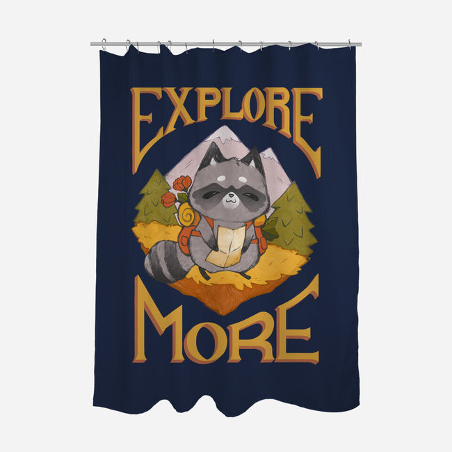 Explore More-None-Polyester-Shower Curtain-ricolaa