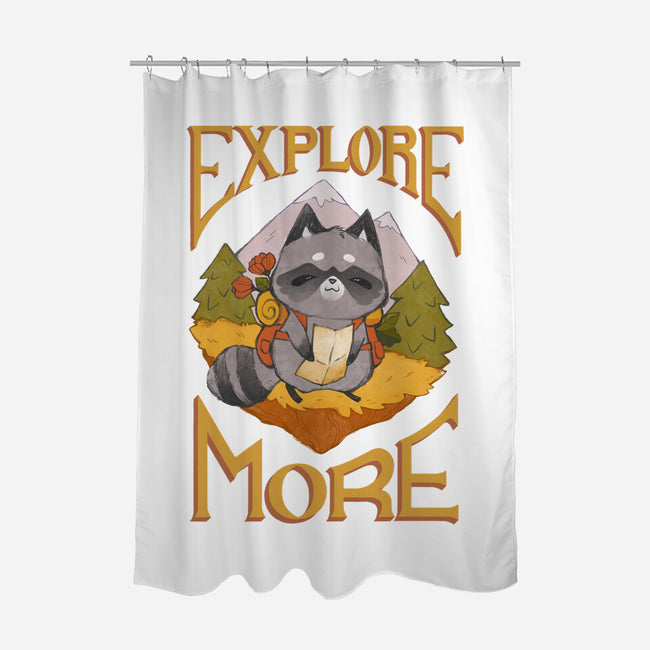 Explore More-None-Polyester-Shower Curtain-ricolaa