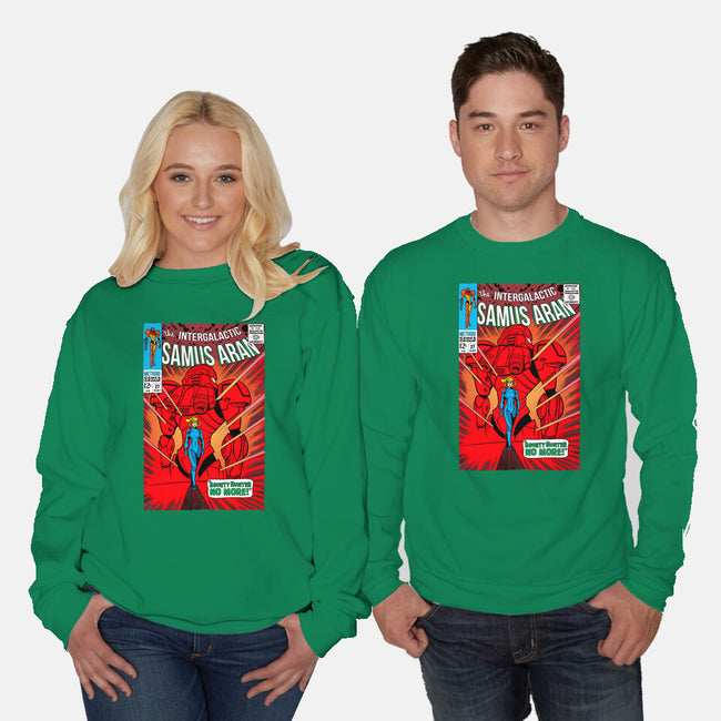 Samus No More-Unisex-Crew Neck-Sweatshirt-demonigote
