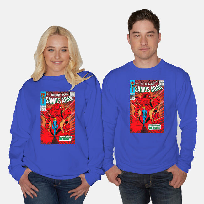 Samus No More-Unisex-Crew Neck-Sweatshirt-demonigote