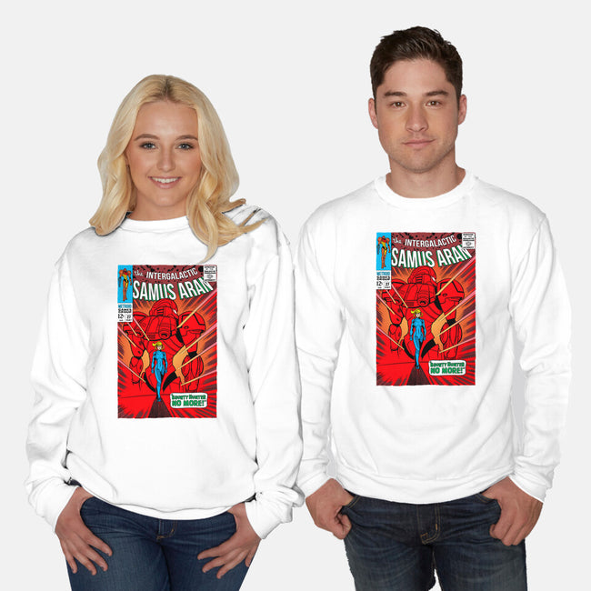 Samus No More-Unisex-Crew Neck-Sweatshirt-demonigote