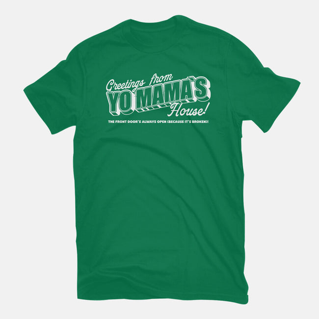 Greeting Mama House-Womens-Fitted-Tee-Studio Mootant