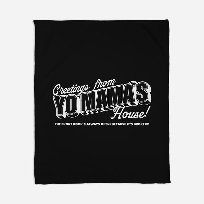 Greeting Mama House-None-Fleece-Blanket-Studio Mootant