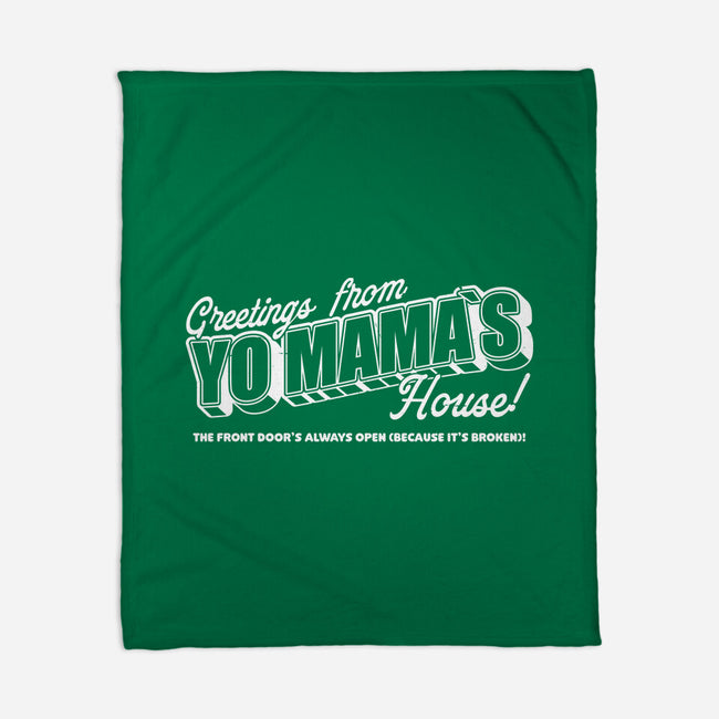 Greeting Mama House-None-Fleece-Blanket-Studio Mootant