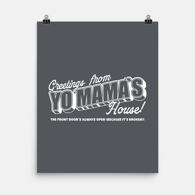 Greeting Mama House-None-Matte-Poster-Studio Mootant