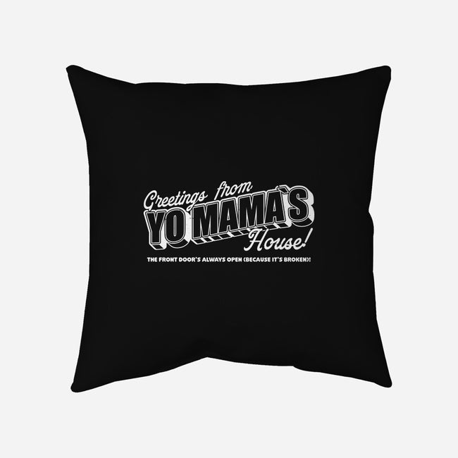 Greeting Mama House-None-Removable Cover w Insert-Throw Pillow-Studio Mootant