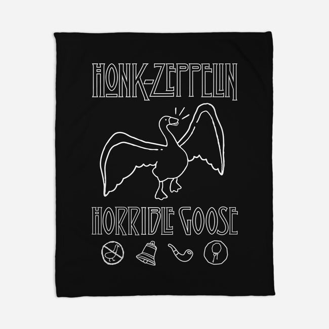 Honk Zeppelin-None-Fleece-Blanket-demonigote