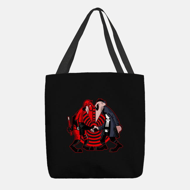 Devil Vs Antihero-None-Basic Tote-Bag-demonigote