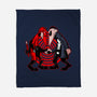 Devil Vs Antihero-None-Fleece-Blanket-demonigote