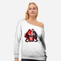 Devil Vs Antihero-Womens-Off Shoulder-Sweatshirt-demonigote