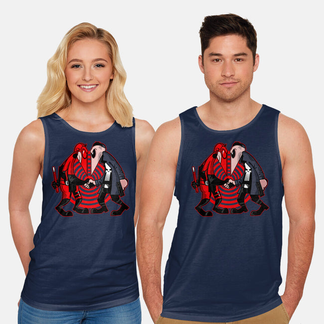 Devil Vs Antihero-Unisex-Basic-Tank-demonigote